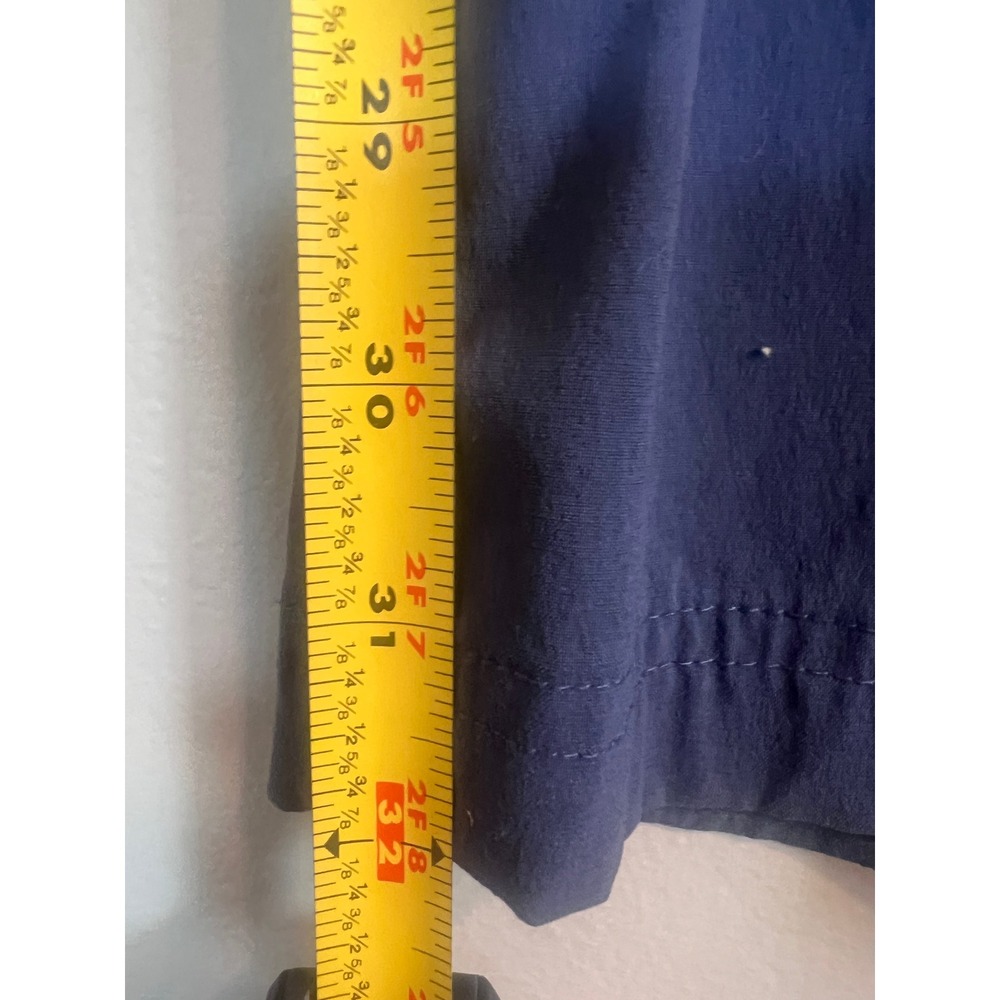 Columbia Navy Blue Roll Up Hiking Pants Womens 12 Long Straight Leg Cargo - Picture 6 of 8